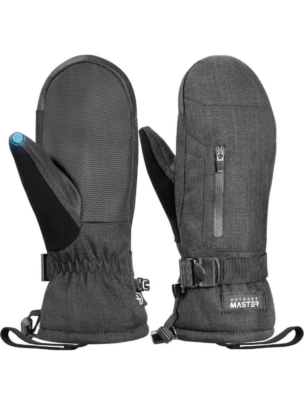 Thermal Ski Mittens for Men & Women | Waterproof Snowboard Gloves for Winter